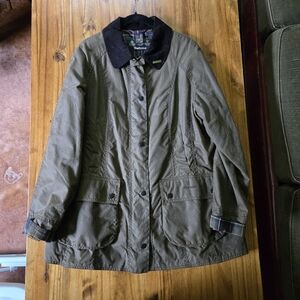 Barnour Beadnell Waxed Jacket - Womens - Bark